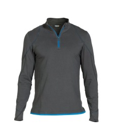 Sonic T-shirt met lange mouwen Kleur ANTRACIETGRIJS/AZUURBLAUW