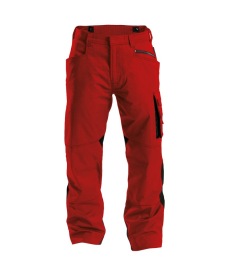 Spectrum 250gr Werkbroek Kleur ROOD/ZWART
