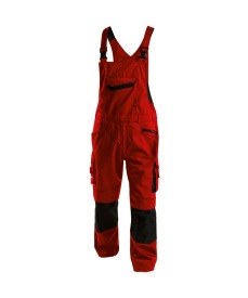 Voltic 250gr Bretelbroek met kniezakken Kleur ROOD/ZWART