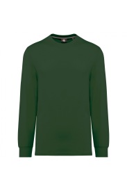 Unisex eco-friendly long sleeve t-shirt Kleur FOREST GREEN