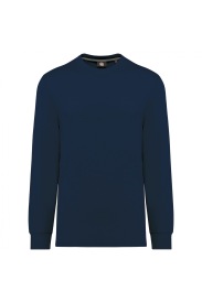 Unisex eco-friendly long sleeve t-shirt Kleur NAVY