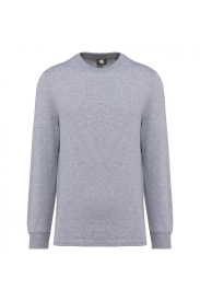 Unisex eco-friendly long sleeve t-shirt Kleur OXFORD GREY