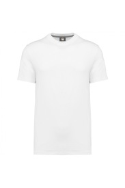 Unisex eco-friendly short sleeve t-shirt Kleur WHITE