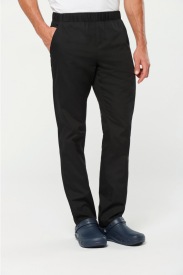 Men's polycotton trousers Kleur BLACK