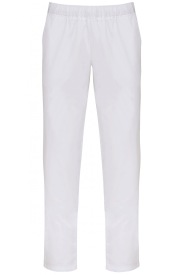 Men's polycotton trousers Kleur WHITE