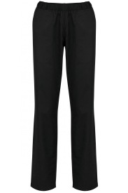 Ladies' polycotton trousers Kleur BLACK