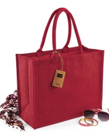 Jute Classic Shopper Kleur RED