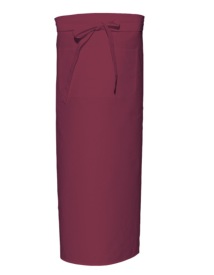 Voorbindschort Bistro Apron With Front Pocket Kleur BORDEAUX