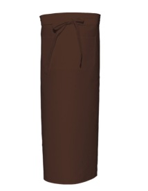 Voorbindschort Bistro Apron With Front Pocket Kleur BROWN