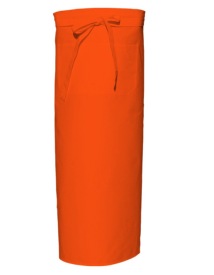 Voorbindschort Bistro Apron With Front Pocket Kleur ORANGE