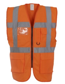 Multi-Functional Executive Waistcoat Kleur HI-VIS ORANGE