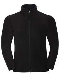 Men?s Full Zip Outdoor Fleece Kleur BLACK