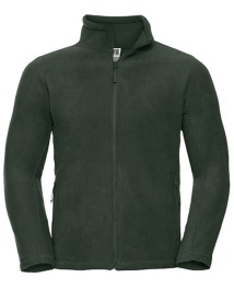 Men?s Full Zip Outdoor Fleece Kleur BOTTLE GREEN