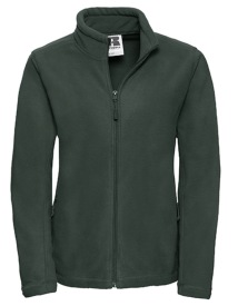 Ladies? Full Zip Outdoor Fleece Kleur BOTTLE GREEN