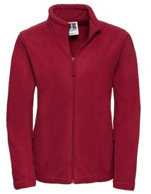 Ladies? Full Zip Outdoor Fleece Kleur CLASSIC RED