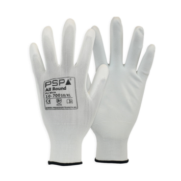 Handschoen PU White