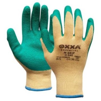 HANDSCHOENEN OXXA M-GRIP 11-540 GROEN/GEEL