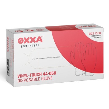 HANDSCHOENEN OXXA WEGWERP 44-060 VINYL WIT 100 STUKS