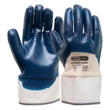 HANDSCHOENEN OXXA NBR 50-030 KAP + OPEN BLAUW