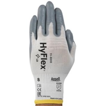 HANDSCHOENEN ANSELL HYFLEX 11-800 GRIJS (CAT 2)