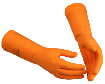HANDSCHOENEN GUIDE 4016 CHEMISCH LATEX ORANJE