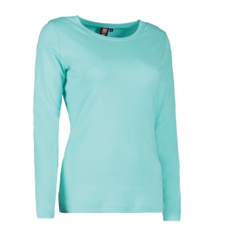 Ladies' interlock T-shirt|long-sleeved