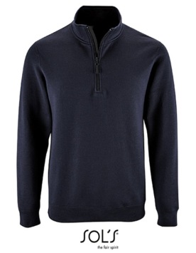 Sweater Zip High Collar Stan