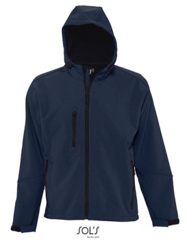 Men's Hooded Softshell Jacket Replay