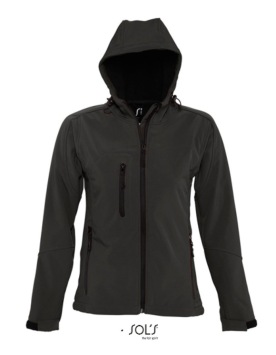 Women?s Hooded Softshell Jacket Replay