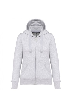 Full zip hooded sweatshirt K464