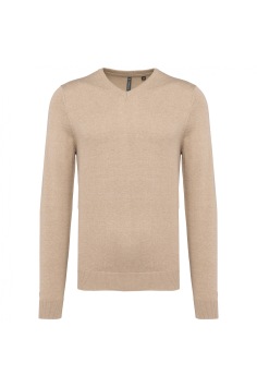 PULLOVER KARIBAN K965 GEBREID V-HALS