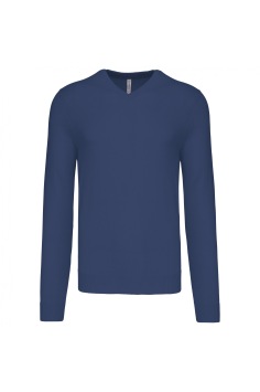 PULLOVER KARIBAN K965 GEBREID V-HALS