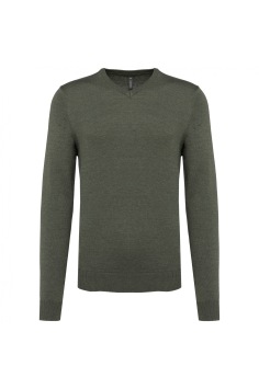 PULLOVER KARIBAN K965 GEBREID V-HALS