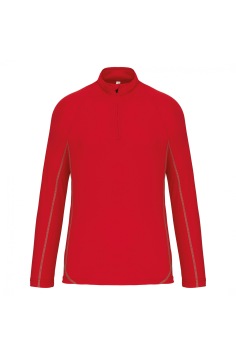 Herenrunningsweater Met Halsrits PA335