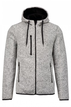 Heather hooded jacket