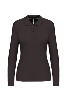 Long-sleeved polo shirt K244
