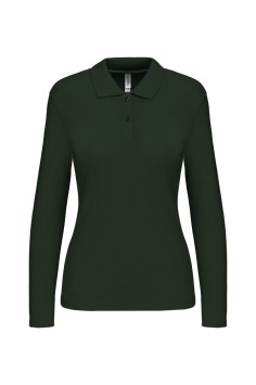 Long-sleeved polo shirt K244