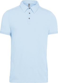 Short sleeved jersey polo shirt K262