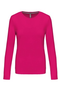 Long-sleeved crew neck T-shirt K383