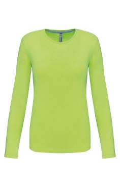 Long-sleeved crew neck T-shirt K383