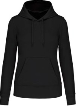 Eco-friendly hooded sweatshirt lady K4028