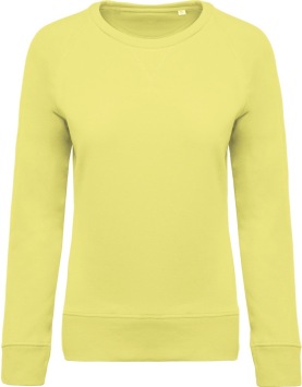 Organic cotton crew neck raglan sleeve sweatshirt K481