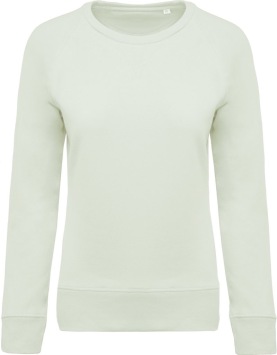 Organic cotton crew neck raglan sleeve sweatshirt K481