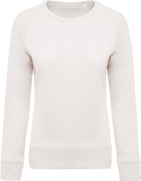 Organic cotton crew neck raglan sleeve sweatshirt K481