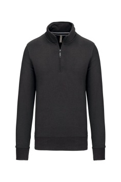 Zipped neck sweatshirt K487 300 gr