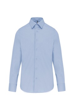 Men's long-sleeved cotton / elastane shirt K529