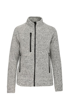Damesjase Full zip heather K9107