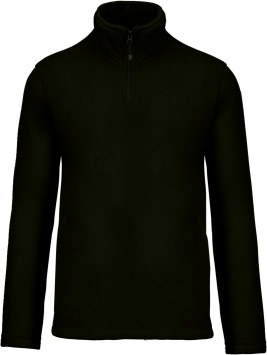 Enzo > Zip neck fleece trui K912