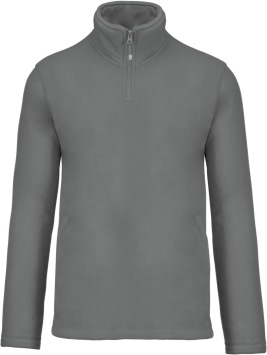 Enzo > Zip neck fleece trui K912