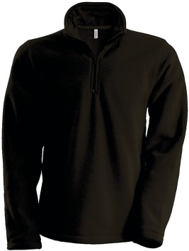 Enzo > Zip neck fleece trui K912